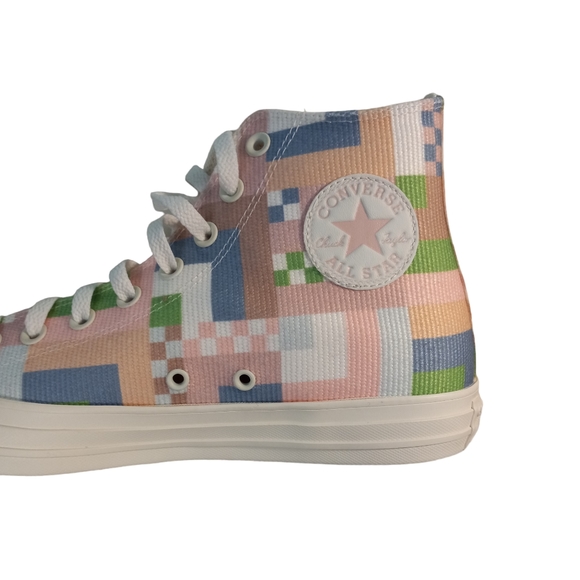 NWT | Converse Chuck Taylor All Star Crafted Abstract Stripes High Top Sneaker - Picture 7 of 12